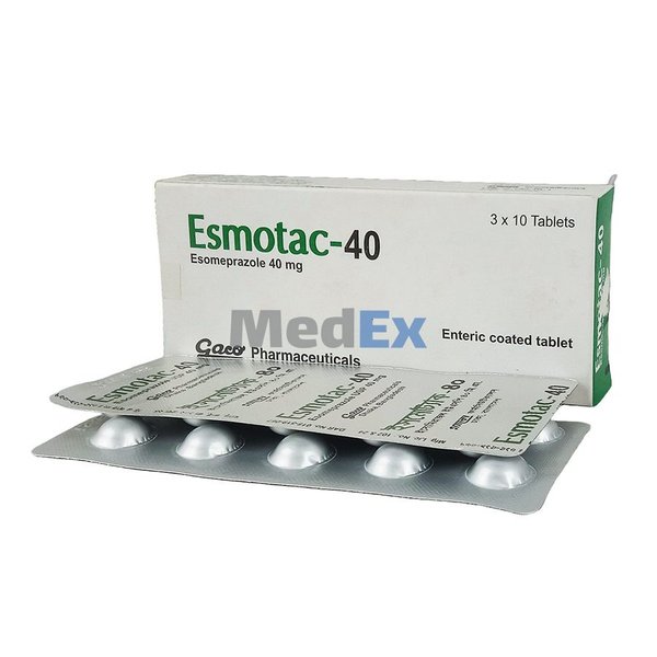 Esmotac 40 mg Packaging