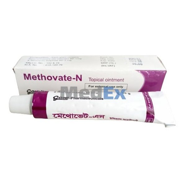 Methovate-N 0.1%+0.5% Packaging