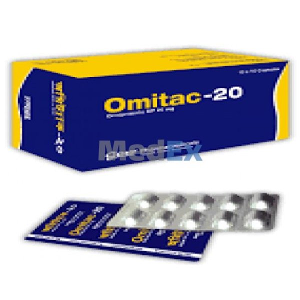 Omitac 20 mg Packaging