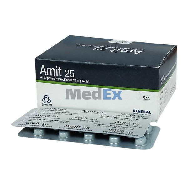 Amit 25 mg Packaging