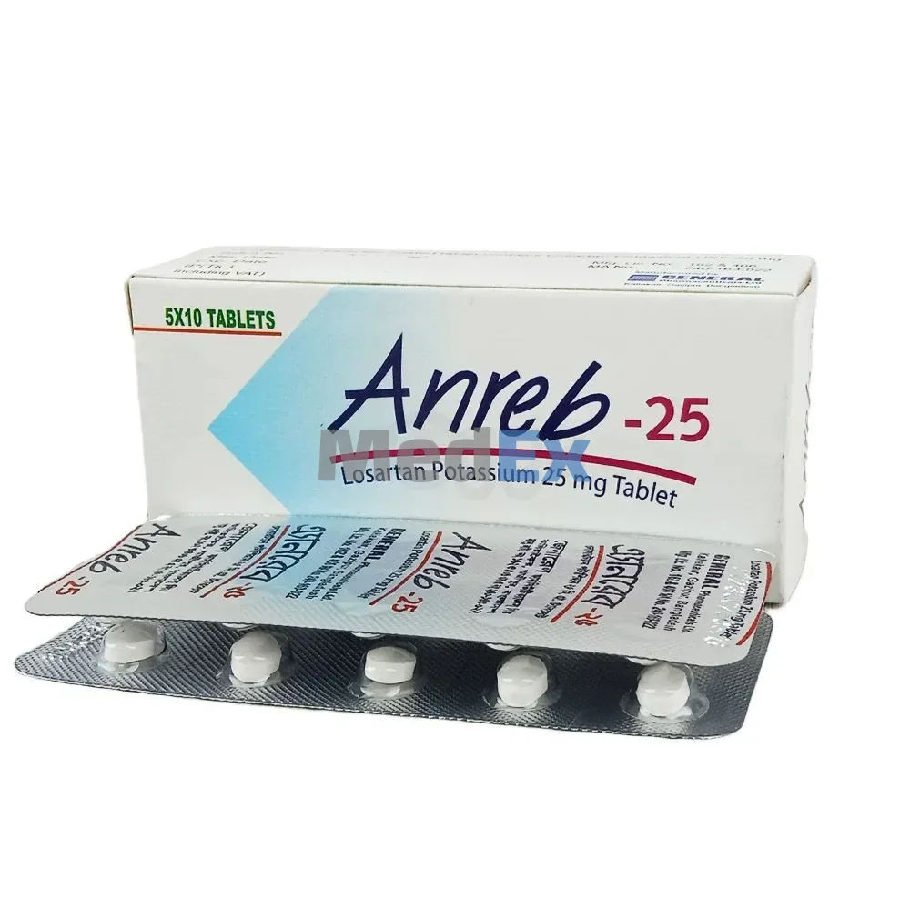 Anreb 25 mg Packaging