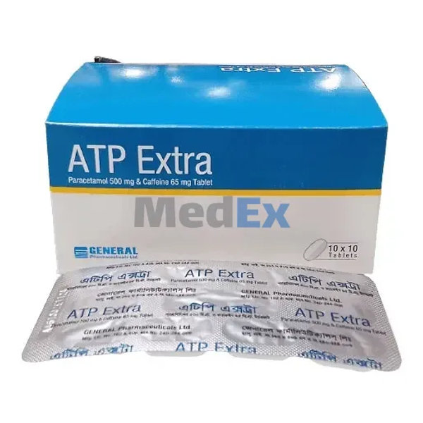 ATP Extra 500 mg+65 mg Packaging