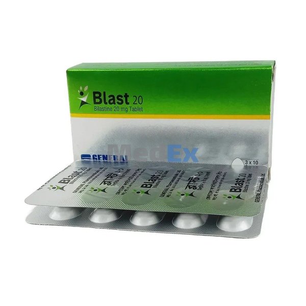 Blast 20 mg Packaging