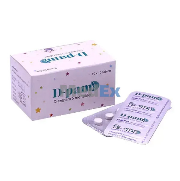 D-Pam 5 mg Packaging