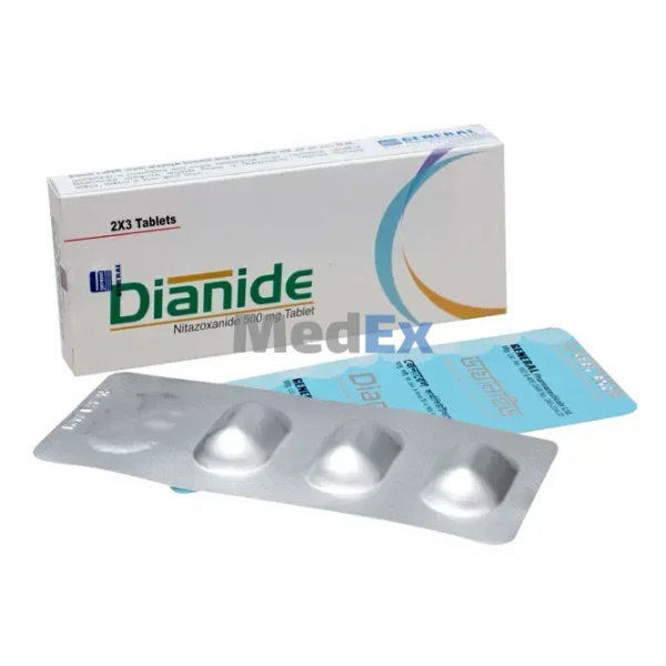 Dianide 500 mg Packaging