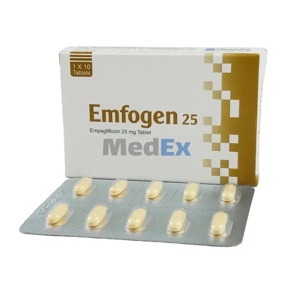 Emfogen 25 mg Packaging