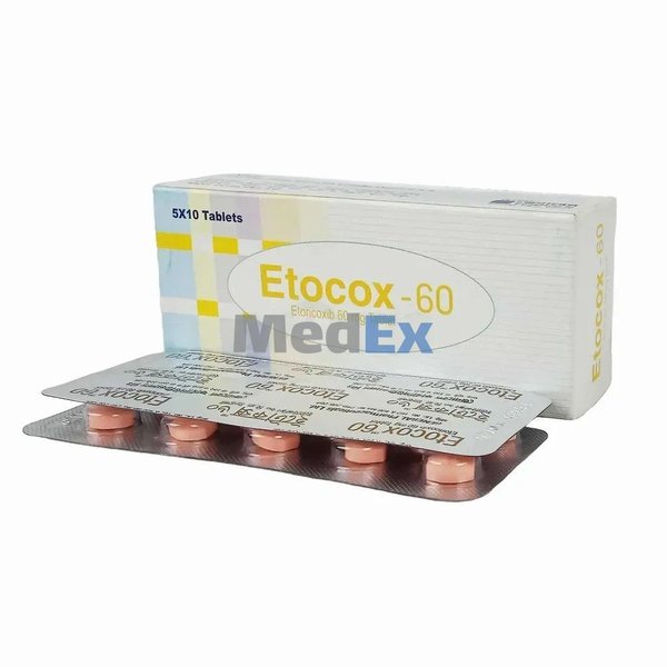Etocox 60 mg Packaging
