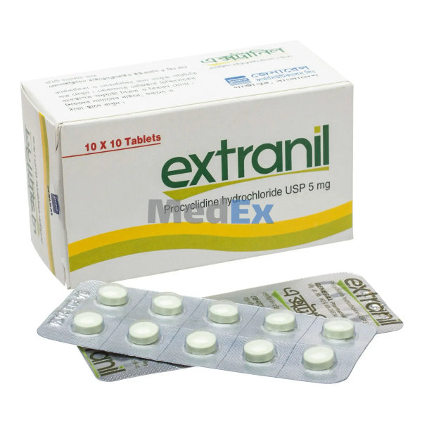 Extranil 5 mg Packaging
