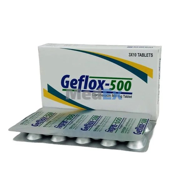 Geflox 500 mg Packaging