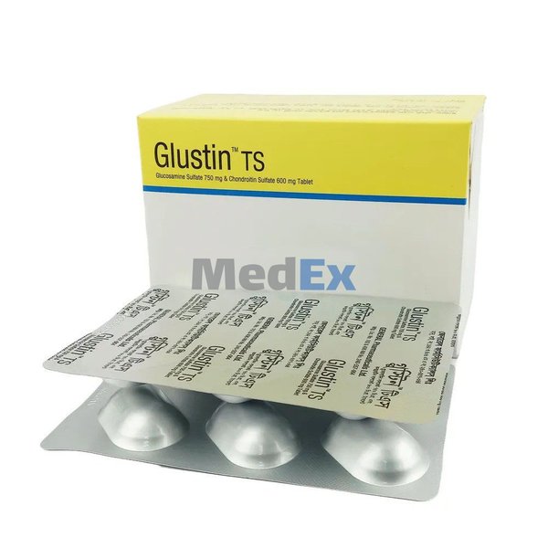 Glustin TS 750 mg+600 mg Packaging