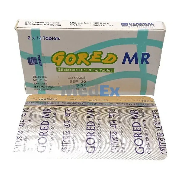 Gored MR 30 mg Packaging