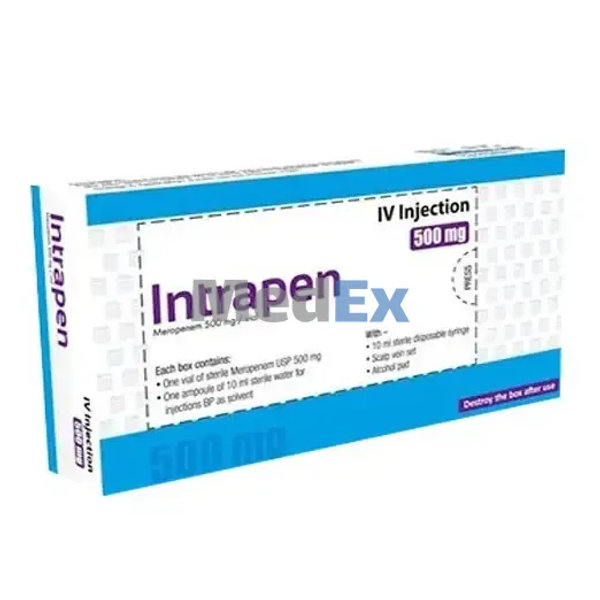 Intrapen 500 mg/vial Packaging