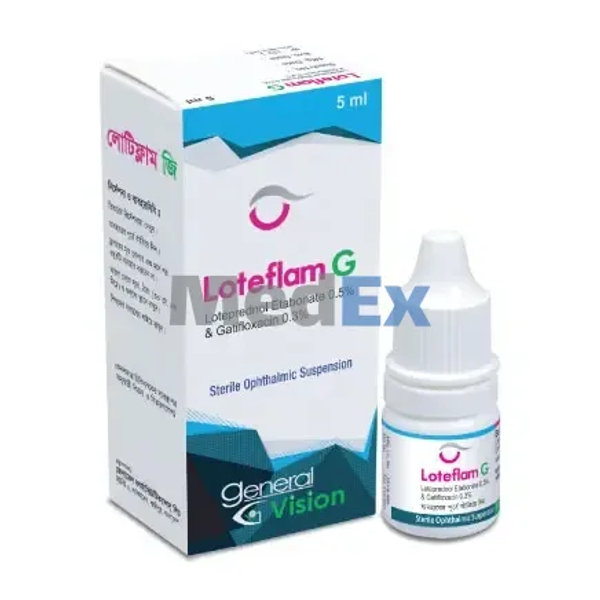 Loteflam G 0.5%+0.3% Packaging