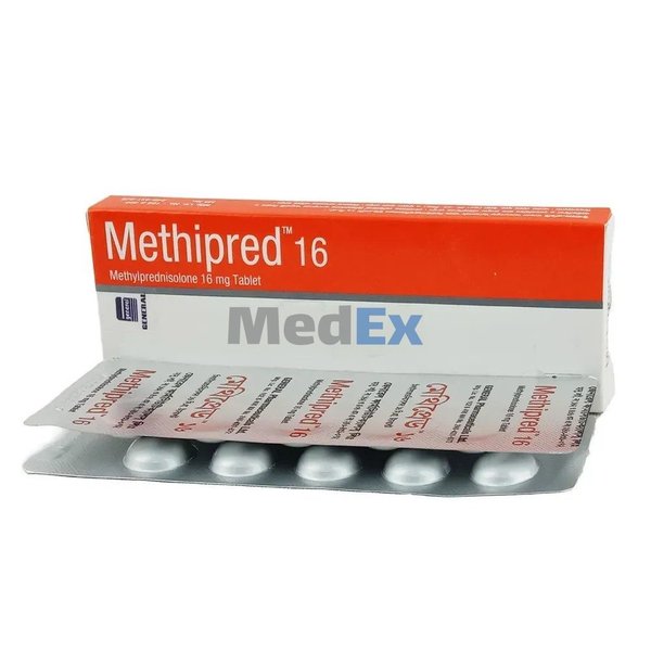 Methipred 16 mg Packaging