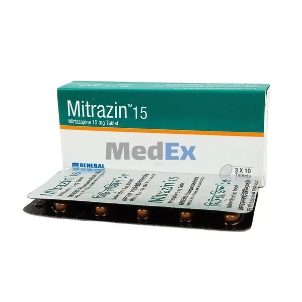 Mitrazin 15 mg Packaging