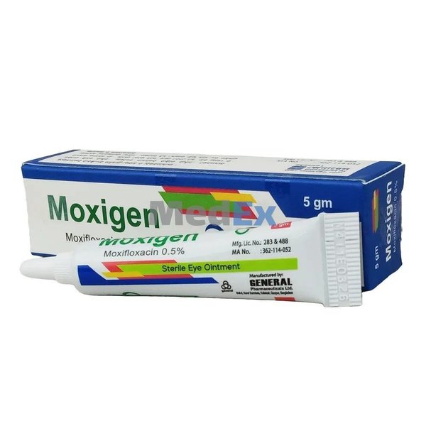 Moxigen 0.5% Packaging