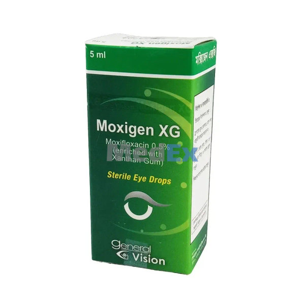 Moxigen XG 0.5%+0.4% Packaging