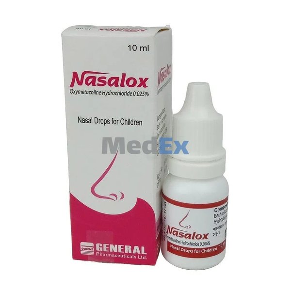 Nasalox 0.025% Packaging