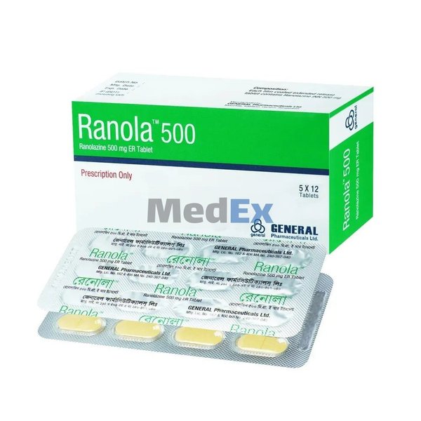 Ranola 500 mg Packaging