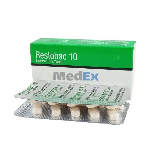 Restobac 10 mg Packaging