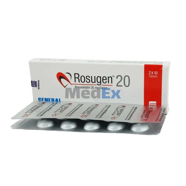 Rosugen 20 mg Packaging