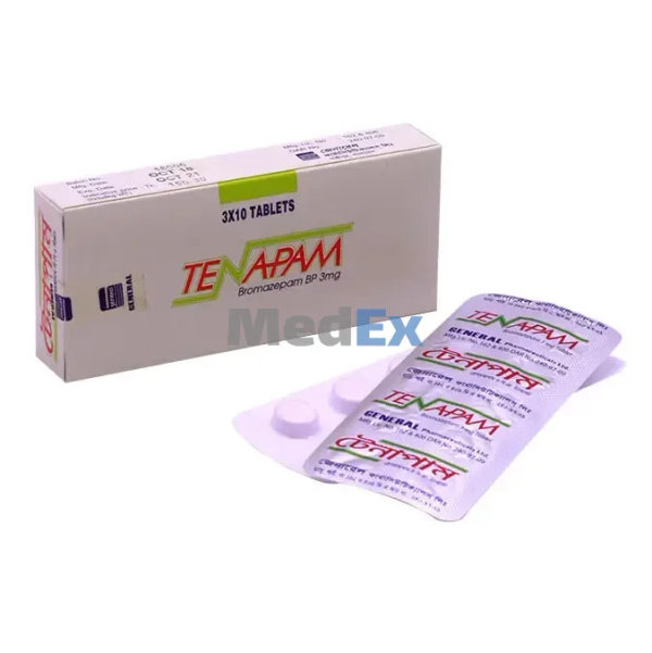 Tenapam 3 mg Packaging