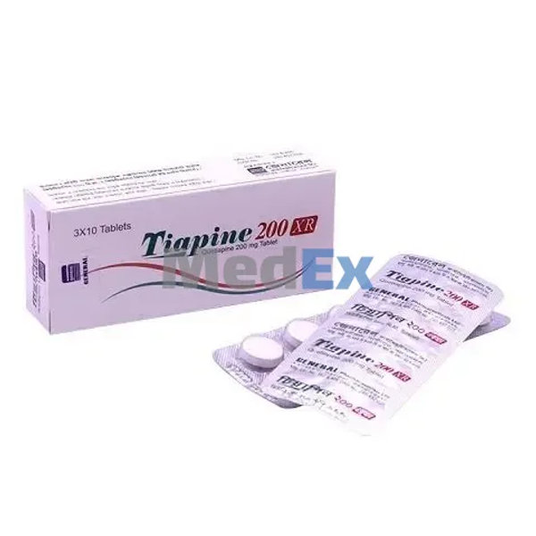 Tiapine XR 200 mg Packaging