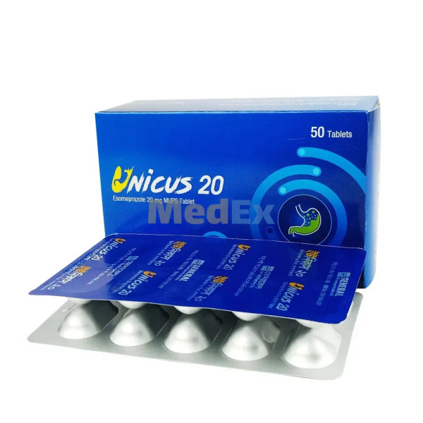 Unicus Mups 20 mg Packaging