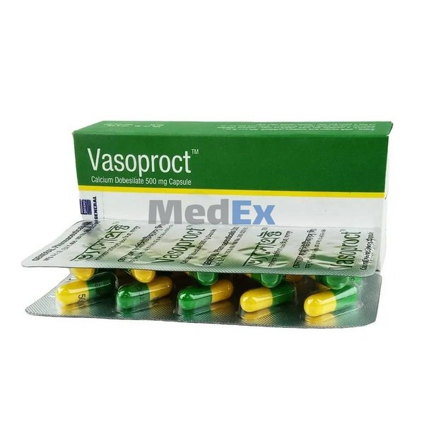 Vasoproct 500 mg Packaging