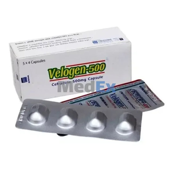 Velogen 500 mg Packaging