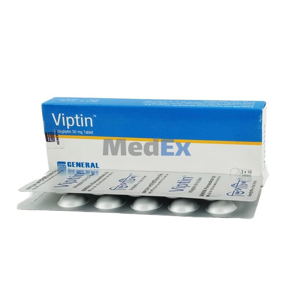 Viptin 50 mg Packaging