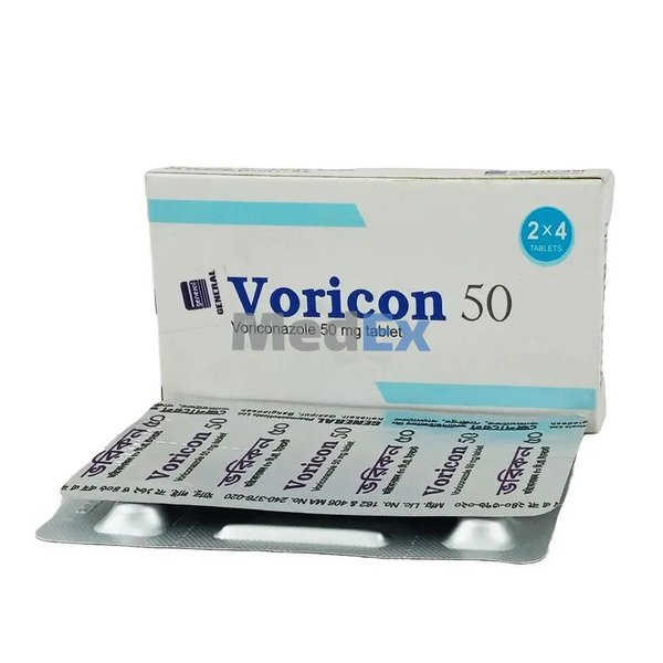Voricon 50 mg Packaging