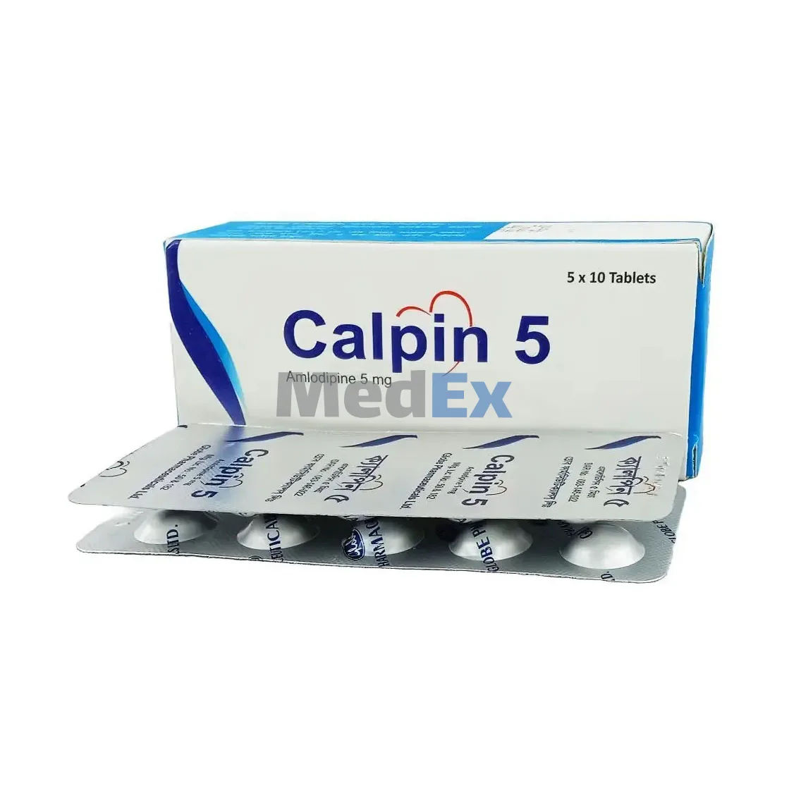 Calpin 5 mg Packaging