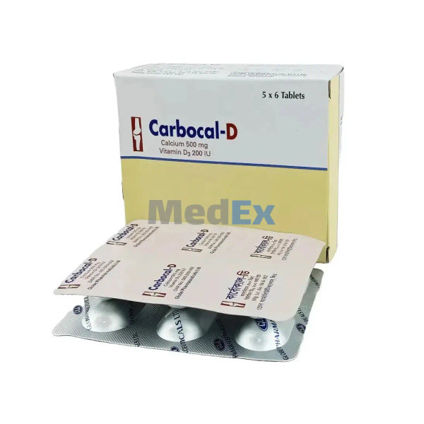 Carbocal-D 500 mg+200 IU Packaging