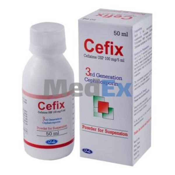 Cefix 100 mg/5 ml Packaging