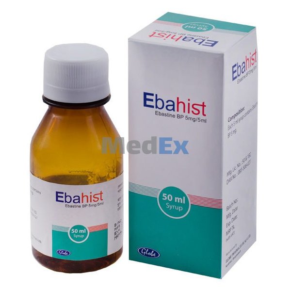 Ebahist 5 mg/5 ml Packaging