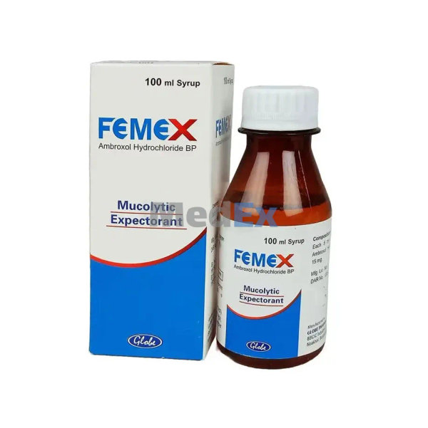Femex 15 mg/5 ml Packaging