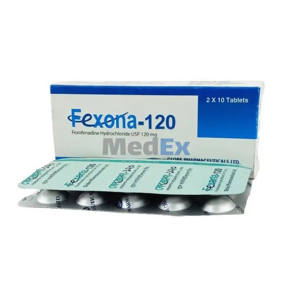 Fexona 120 mg Packaging