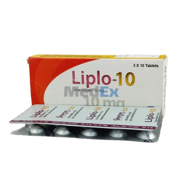 Liplo 10 mg Packaging