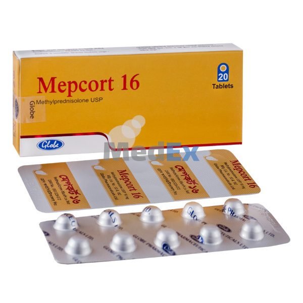 Mepcort 16 mg Packaging