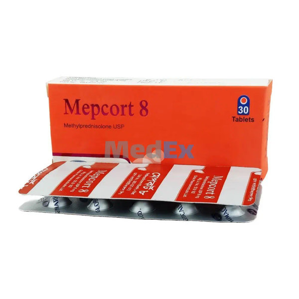 Mepcort 8 mg Packaging