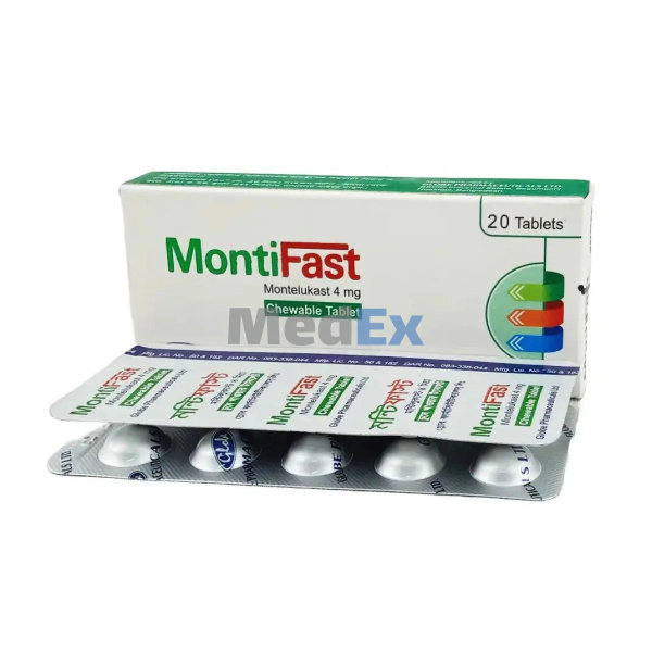 MontiFast 4 mg Packaging