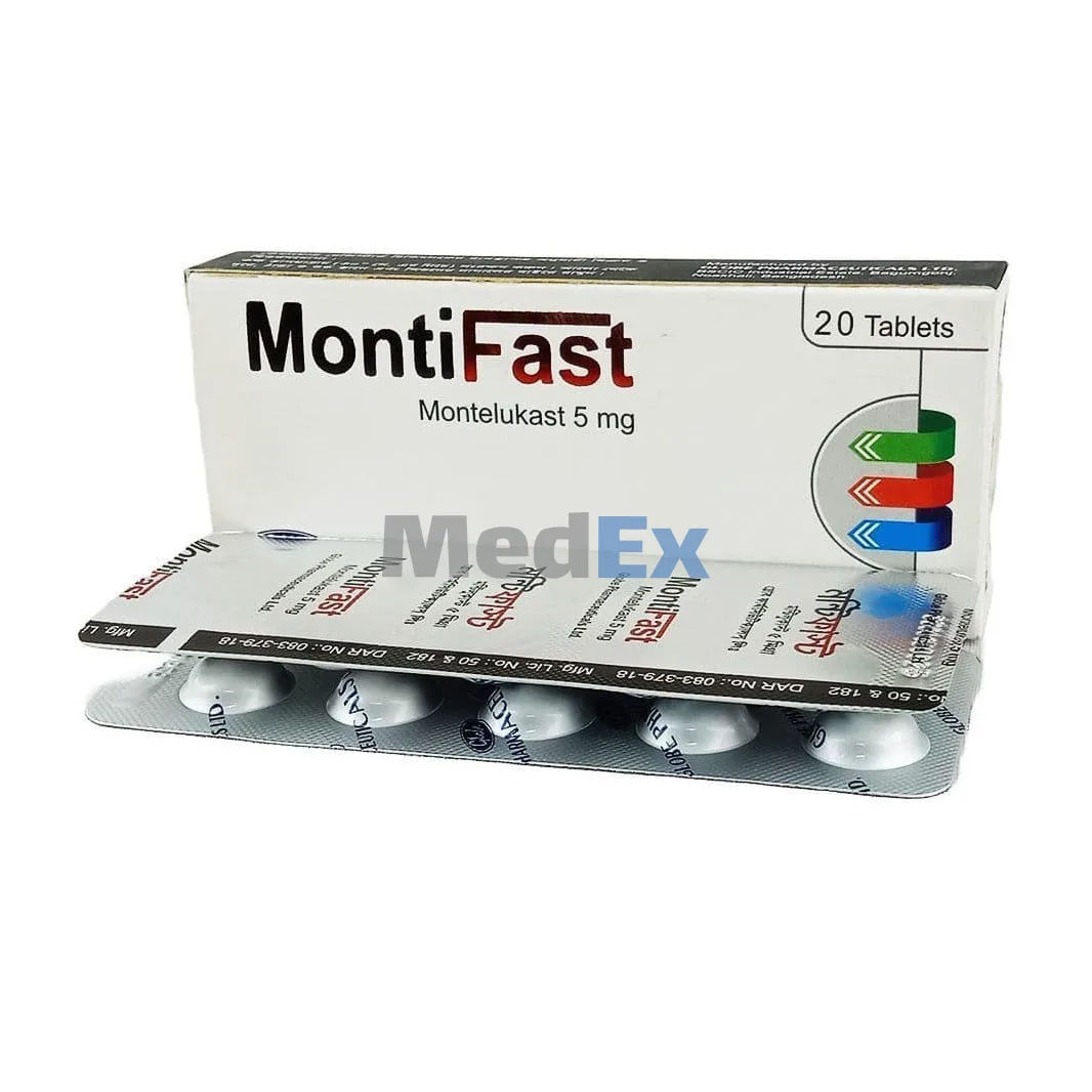 MontiFast 5 mg Packaging