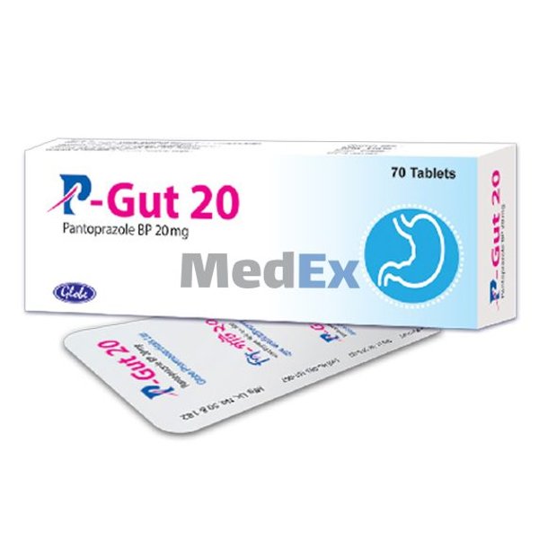 P-Gut 20 mg Packaging