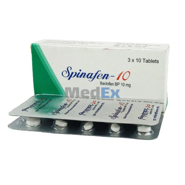 Spinafen 10 mg Packaging