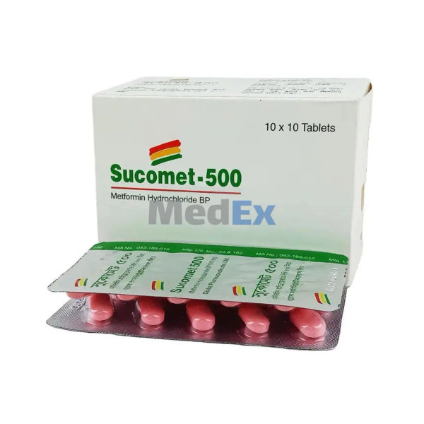 Sucomet 500 mg Packaging