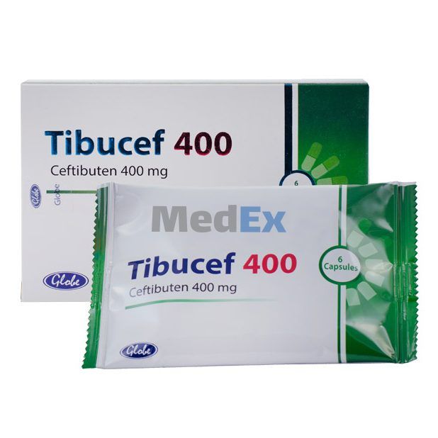 Tibucef 400 mg Packaging