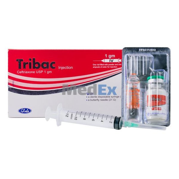 Tribac 1 gm/vial Packaging