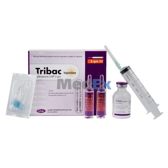 Tribac 2 gm/vial Packaging