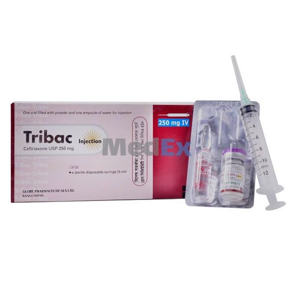 Tribac 250 mg/vial Packaging